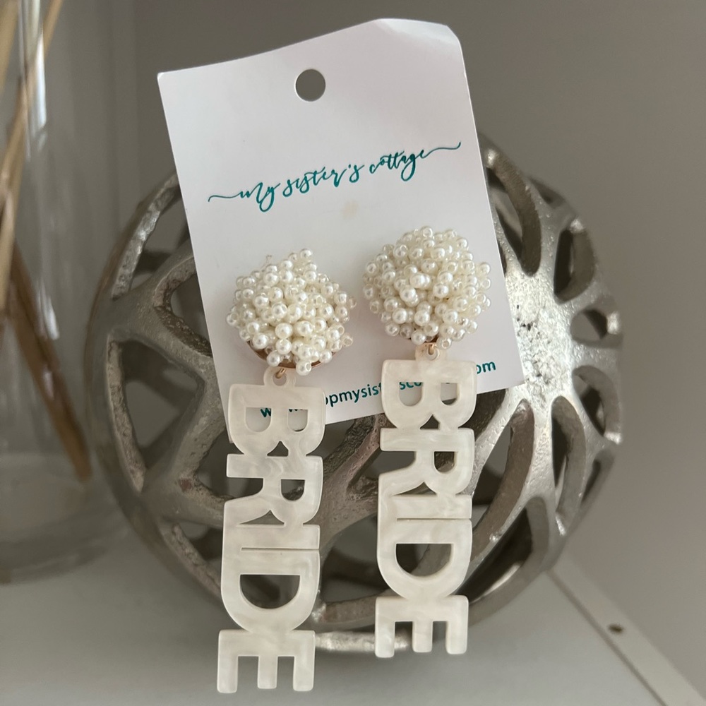 BRIDE Statement Earrings